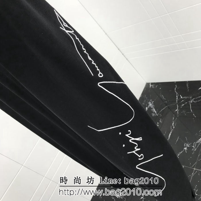 Y-3山本耀司 19FW早春 刺繡簽名 秋冬新款 男款衛褲 ydi2109